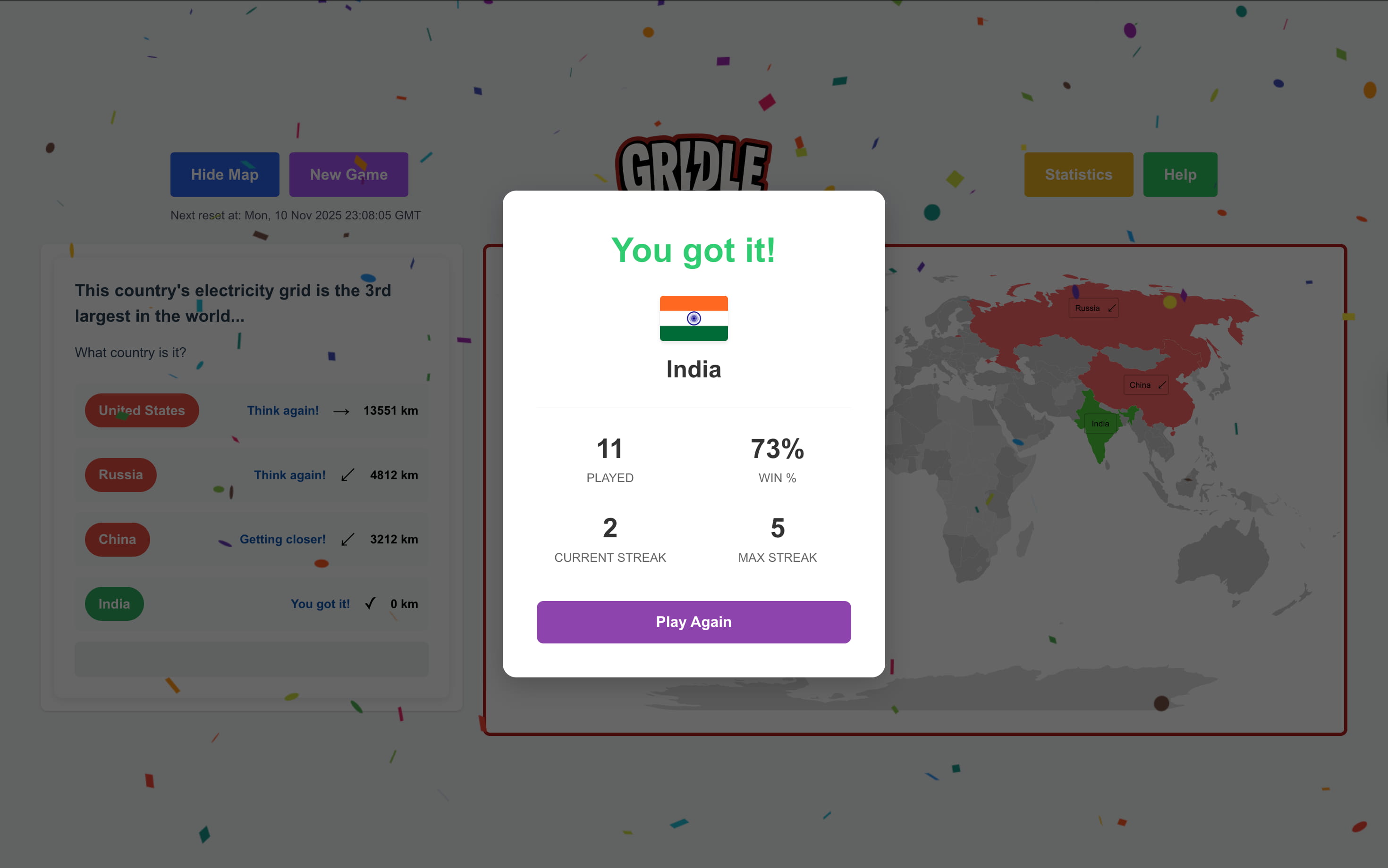 Gridle Web Game Project